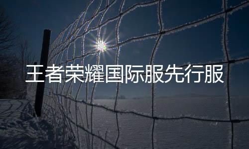 王者荣耀国际服先行服