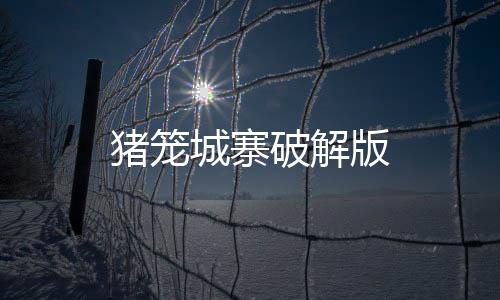 猪笼城寨破解版