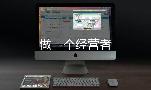 做一个经营者
