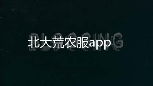 北大荒农服app