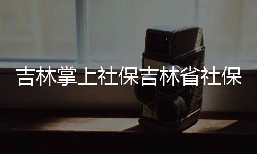 吉林掌上社保吉林省社保掌上认证