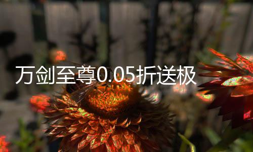 万剑至尊0.05折送极品神兵