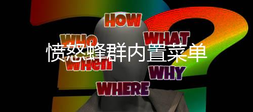 愤怒蜂群内置菜单