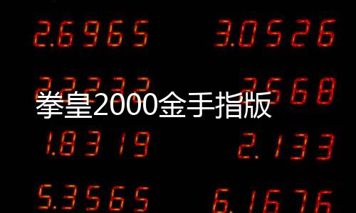 拳皇2000金手指版