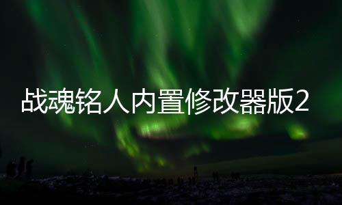 战魂铭人内置修改器版2024