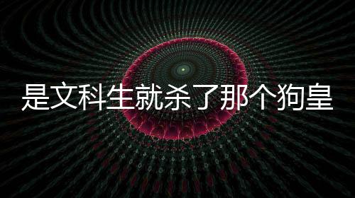 是文科生就杀了那个狗皇帝app
