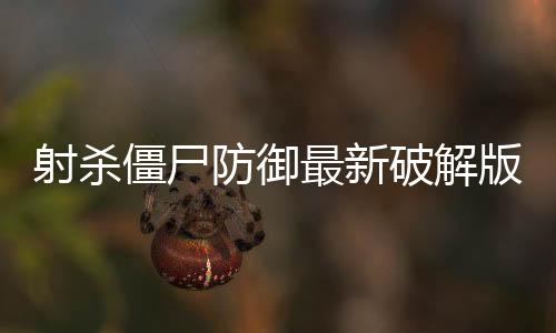 射杀僵尸防御最新破解版