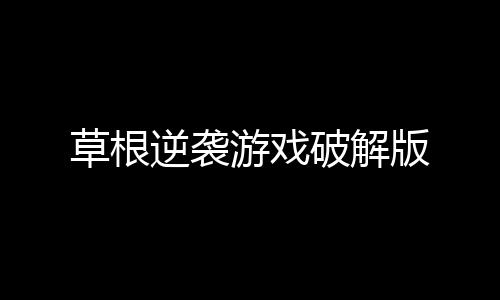 草根逆袭游戏破解版