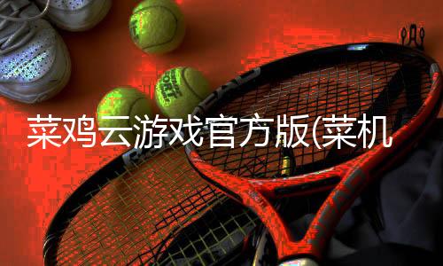 菜鸡云游戏官方版(菜机)