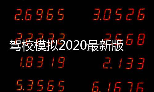 驾校模拟2020最新版(Car Driving School Simulator)